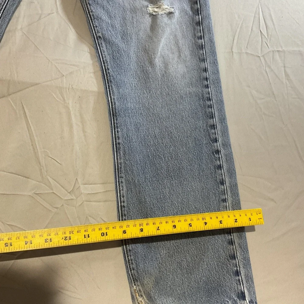 Lands' End Men's Straight Fit Jeans Size 38/30 Blue Denim Casual Classic Pants